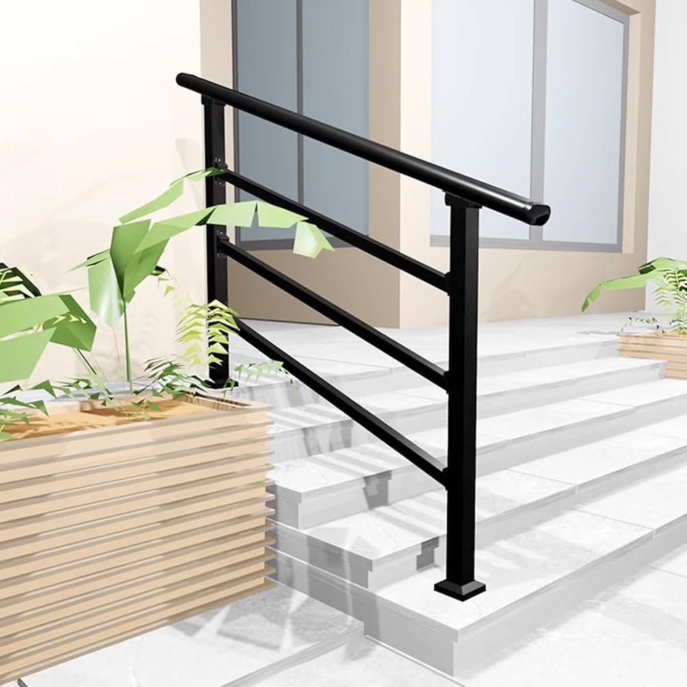 Amazon | MBBTAG 屋外 階段 手すり てすり 介護用 玄関 階段 304
