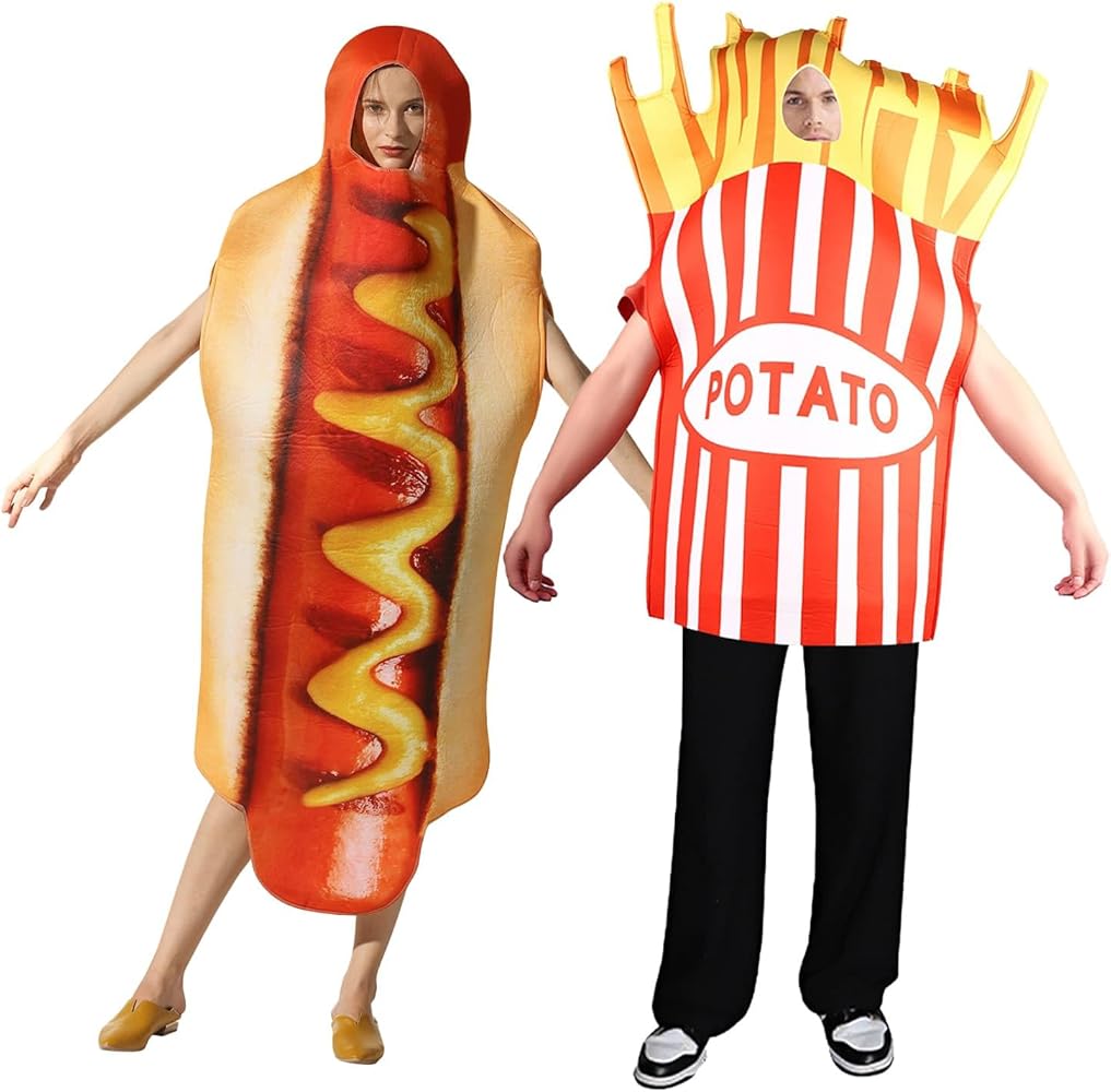 Amazon.co.jp: [シダーエイト] ホットドッグ フライドポテト 着ぐるみ