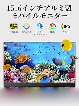 Amazon.co.jp: モバイルモニター モバイルディスプレイ cocopar 15.6