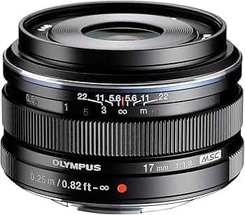 Amazon.com : OM SYSTEM Olympus M.Zuiko 17mm f1.8 (Black) for