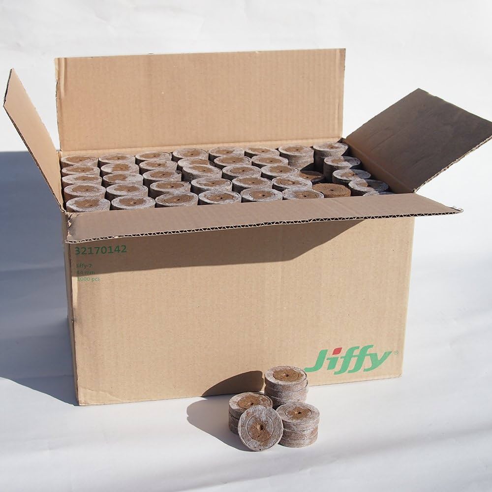 Amazon.co.jp: 水でふくらむタネまき土ポット 業務用 ジフィーセブン