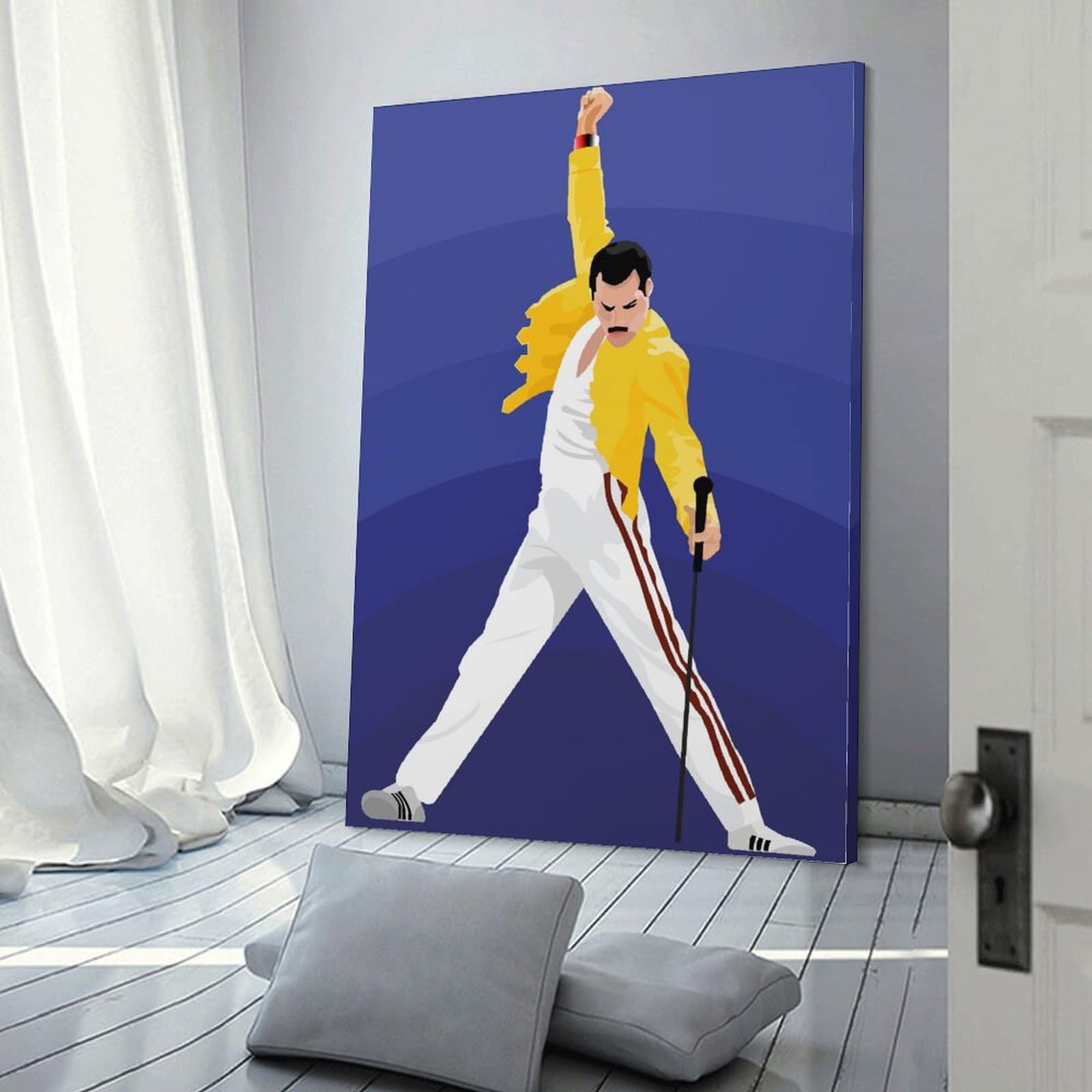 QUEEN フレディマーキュリー フォトフレーム ポスター アート パネル