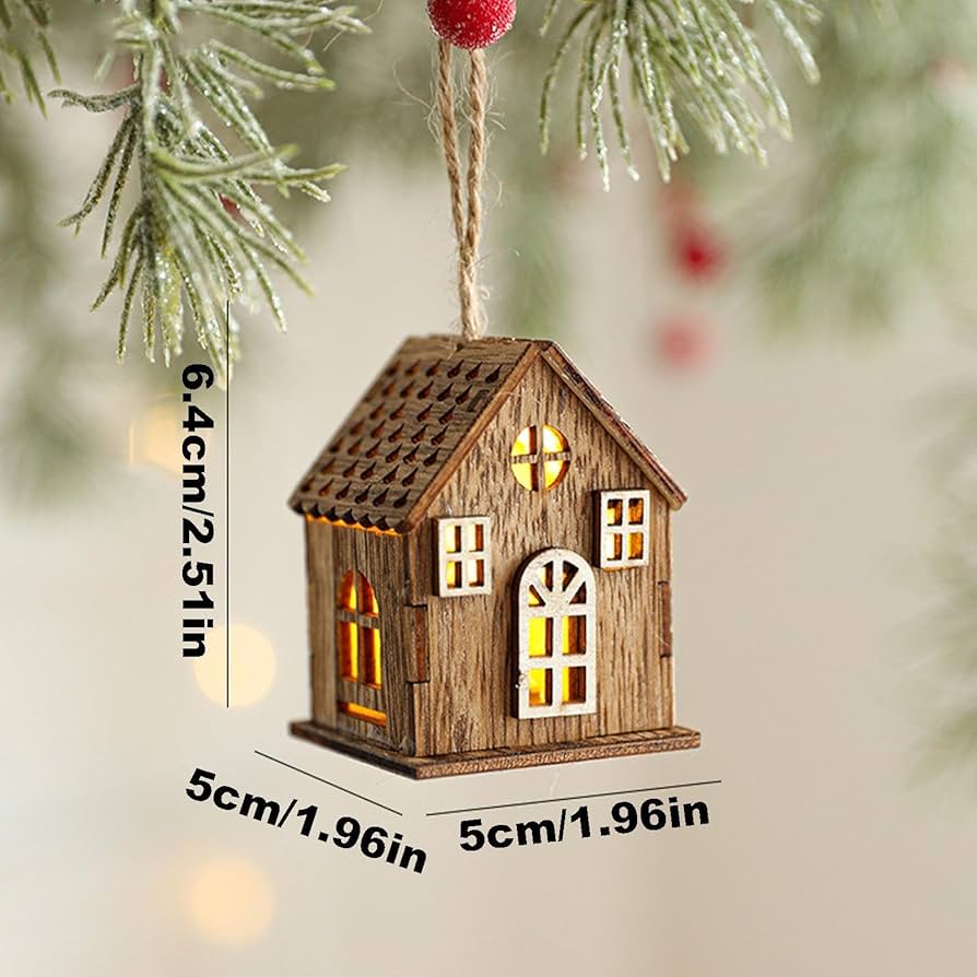 Amazon.co.jp: クリスマス村の家、クリスマスの家をライトアップ