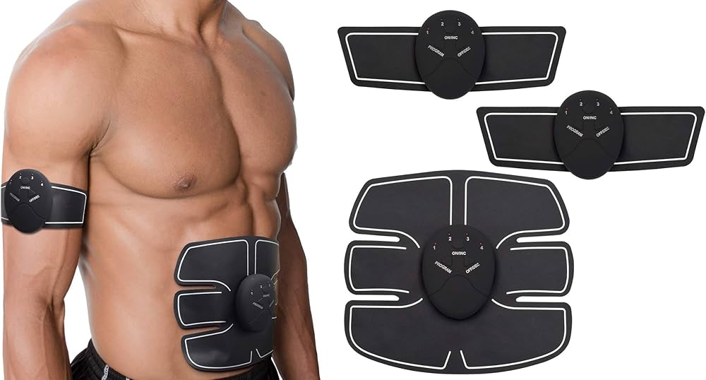 Amazon.co.jp: PLATA 充電式 腹筋 EMS 全身パッド 高性能 多機能 男性