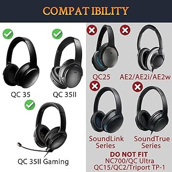 Amazon | SOULWIT ヘッドバンド ヘッドバンドパッド Bose QuietComfort