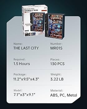 Amazon.com: ROKR Marble Run Model Building Kit, 3D Puzzles for