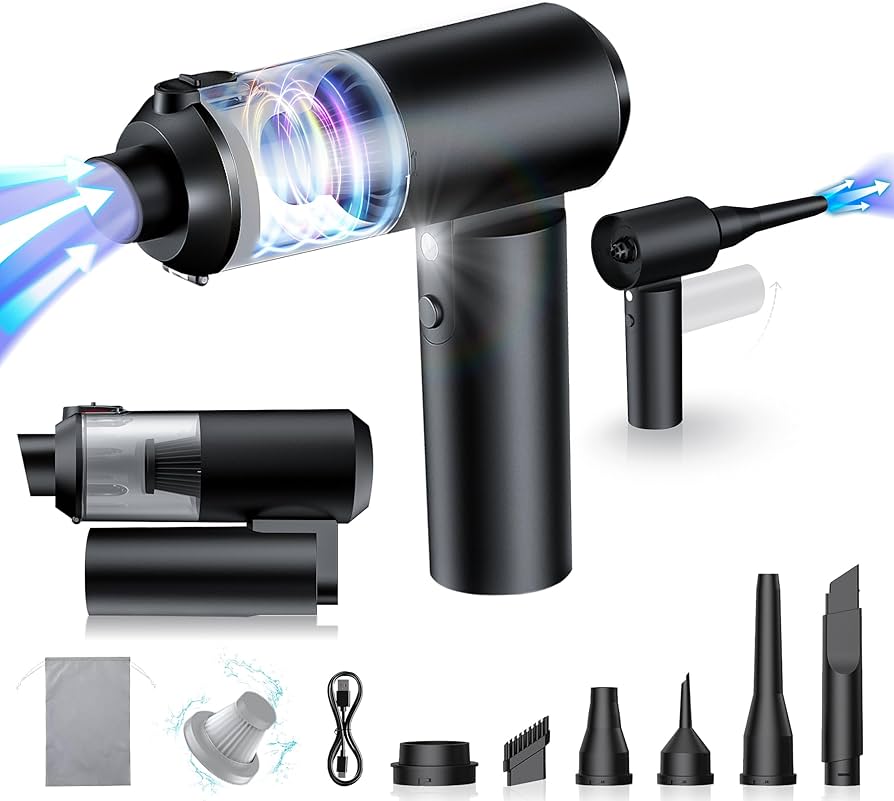 Amazon | 2024年新登場 ハンディクリーナー 多機能ミニ掃除機 車用掃除