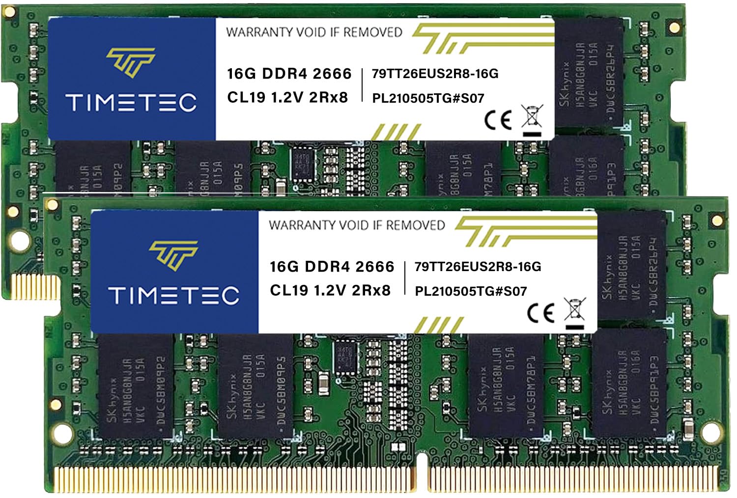 Amazon.co.jp: Timetec 32GB キット(2x16GB) DDR4 2666MHz PC4-21300