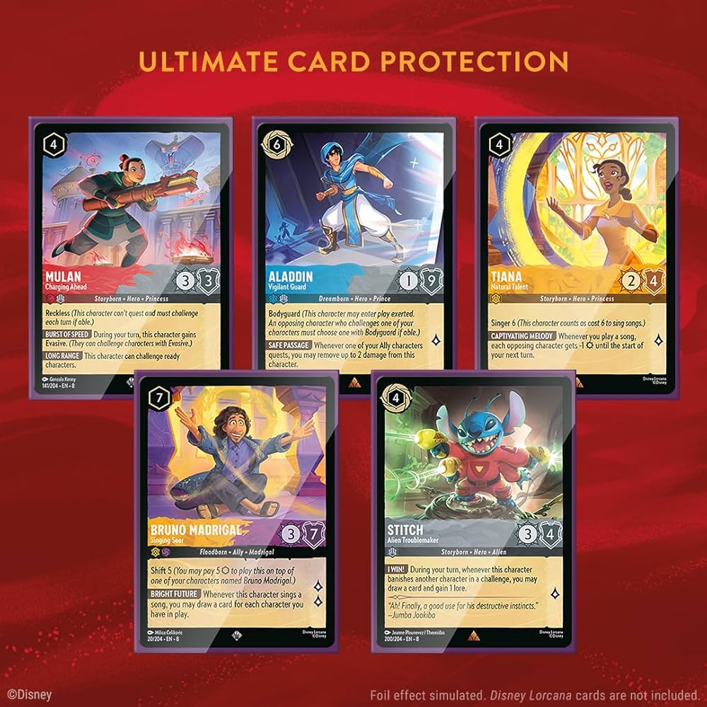 Amazon.co.jp: Ravensburger ディズニー ロルカナ TCGカードスリーブ