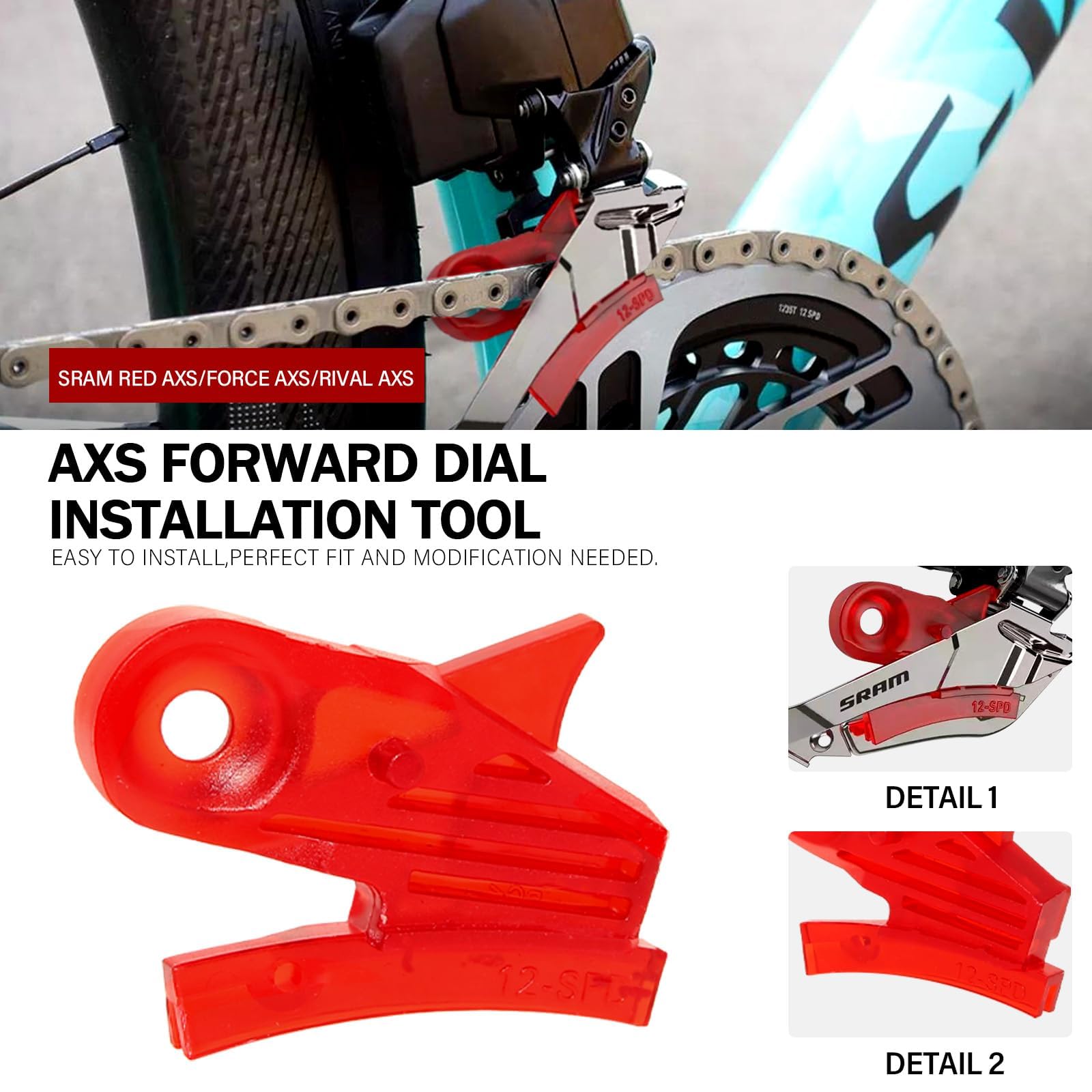 Amazon | Sram AXS RED FORCE RIVALフロントディレイラーセットアップ