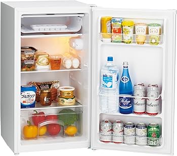 Amazon | ハイアール(Haier) 90L 右開きスリムボディ ワンドア冷蔵庫