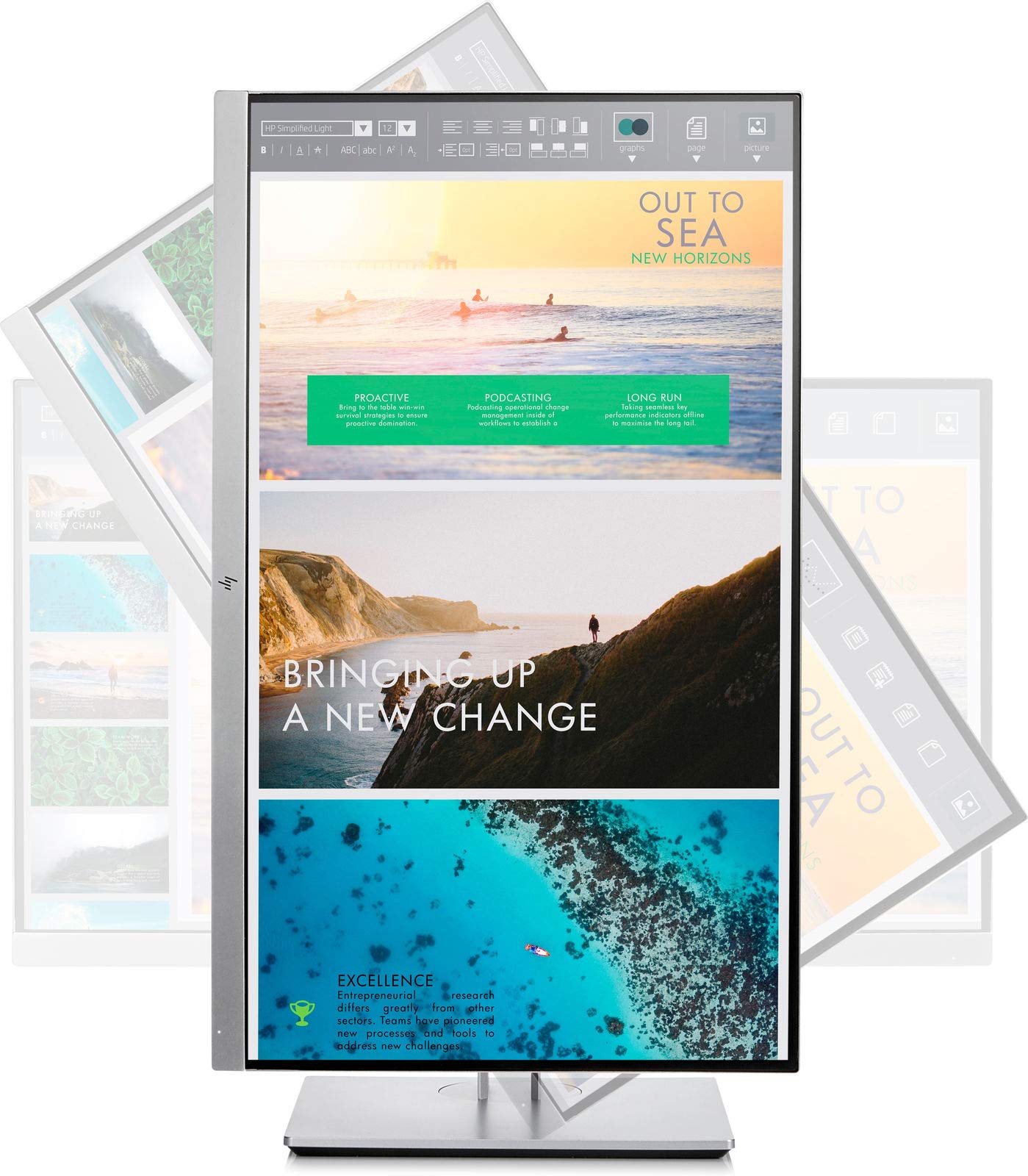 Amazon.co.jp: 【超薄型ベゼル·ビジネスシーン最適·】HP 23