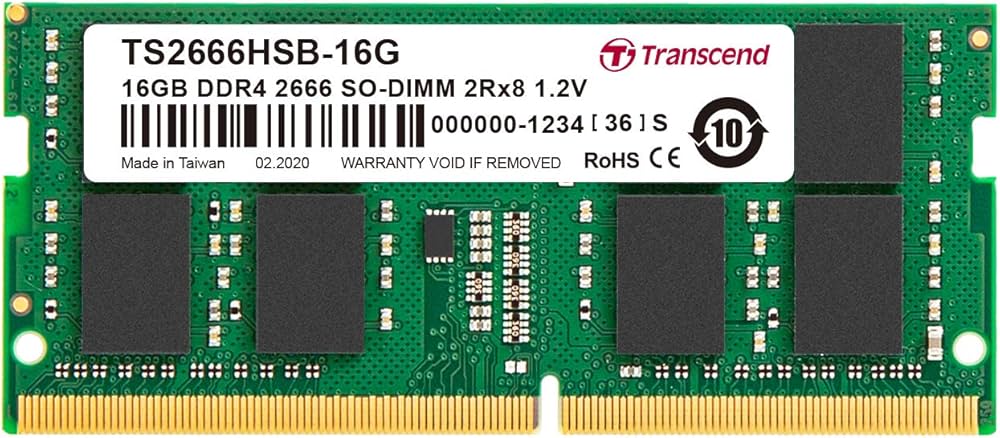 Amazon | Transcend ノートPC用メモリ PC4-21300(DDR4-2666) 16GB 1.2V