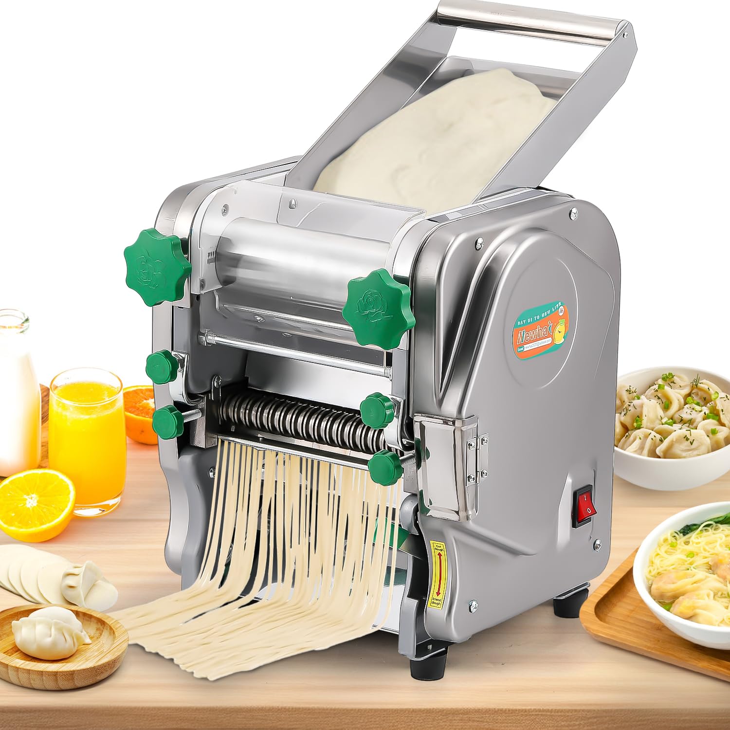 Amazon.com: Newhai Commercial Electric Pasta Maker 2-in-1
