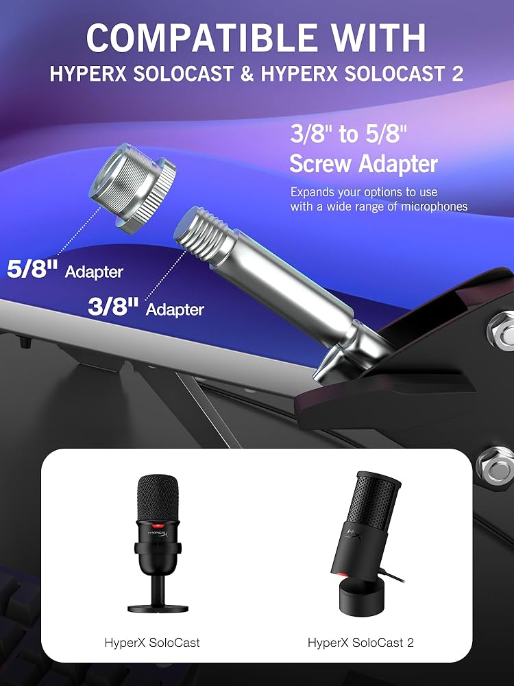 Amazon | SUNMON(サンモン) Hyperx SoloCastマイクブームアーム用