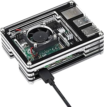 Amazon.co.jp: GeeekPi Raspberry Pi 4 セット ABSケース +、冷却