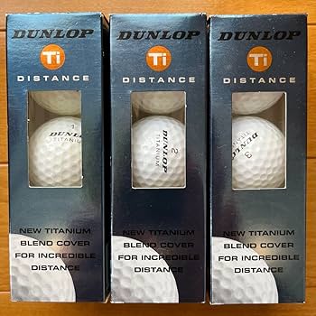 Amazon.co.jp: ゴルフボールジャンボ尾崎J's、DUNLOP titanium