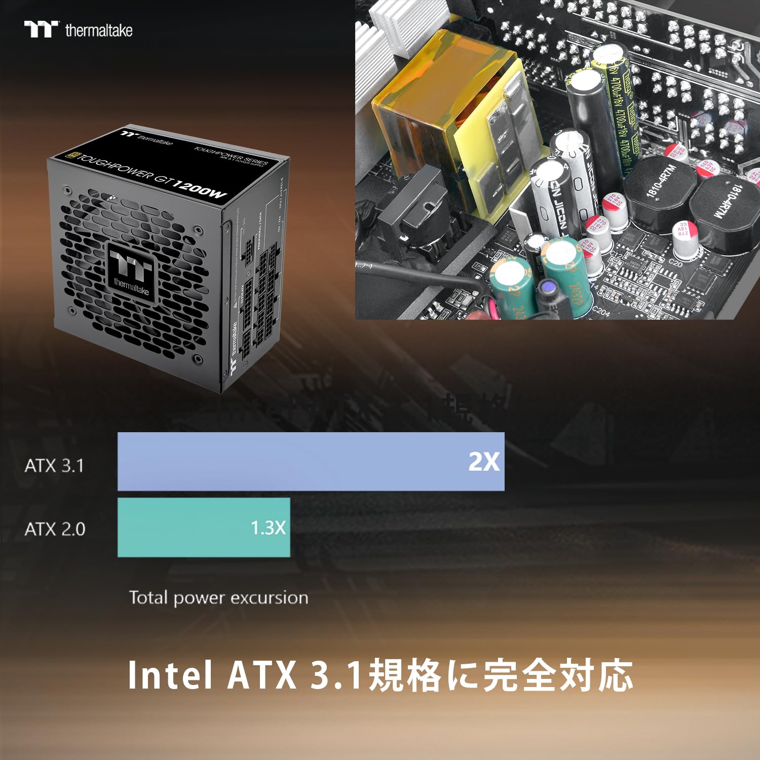 Amazon | Thermaltake TOUGHPOWER GT/1200W ATX 3.1/PCI Express 5.1
