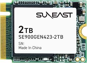 Amazon | SUNEAST 2TB NVMe SSD M.2 2230 PCIe Gen 4×4 最大読込