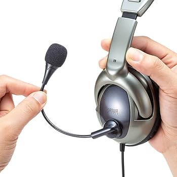 Amazon.co.jp: サンワサプライ 有線 USBヘッドセット ノイズキャンセ