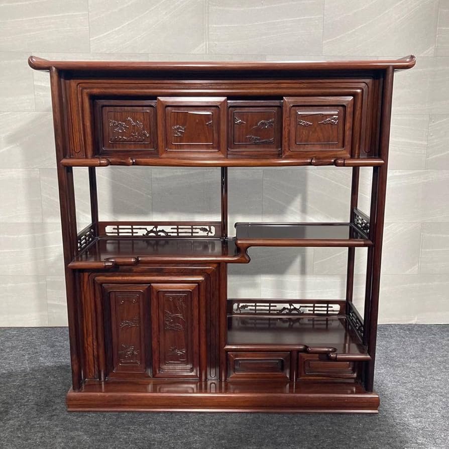 和風家具 棚 唐木家具 和室民芸家具 アンティーク 昭和レトロ 小物入れ