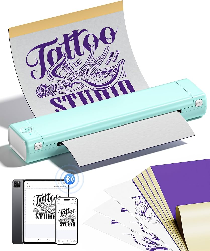 Amazon.co.jp: Itari M08F tattoo printer タトゥー用紙10枚付属