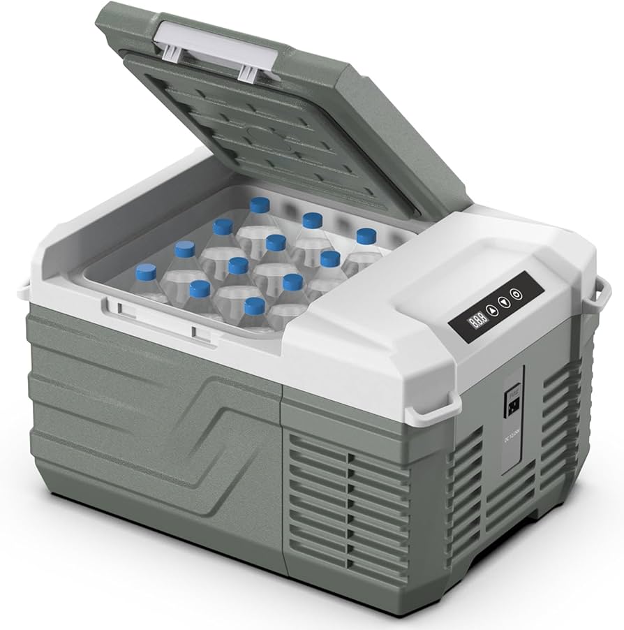 Amazon.co.jp: Alpicool 車載冷蔵庫 9L ポータブル冷蔵庫 急速冷凍