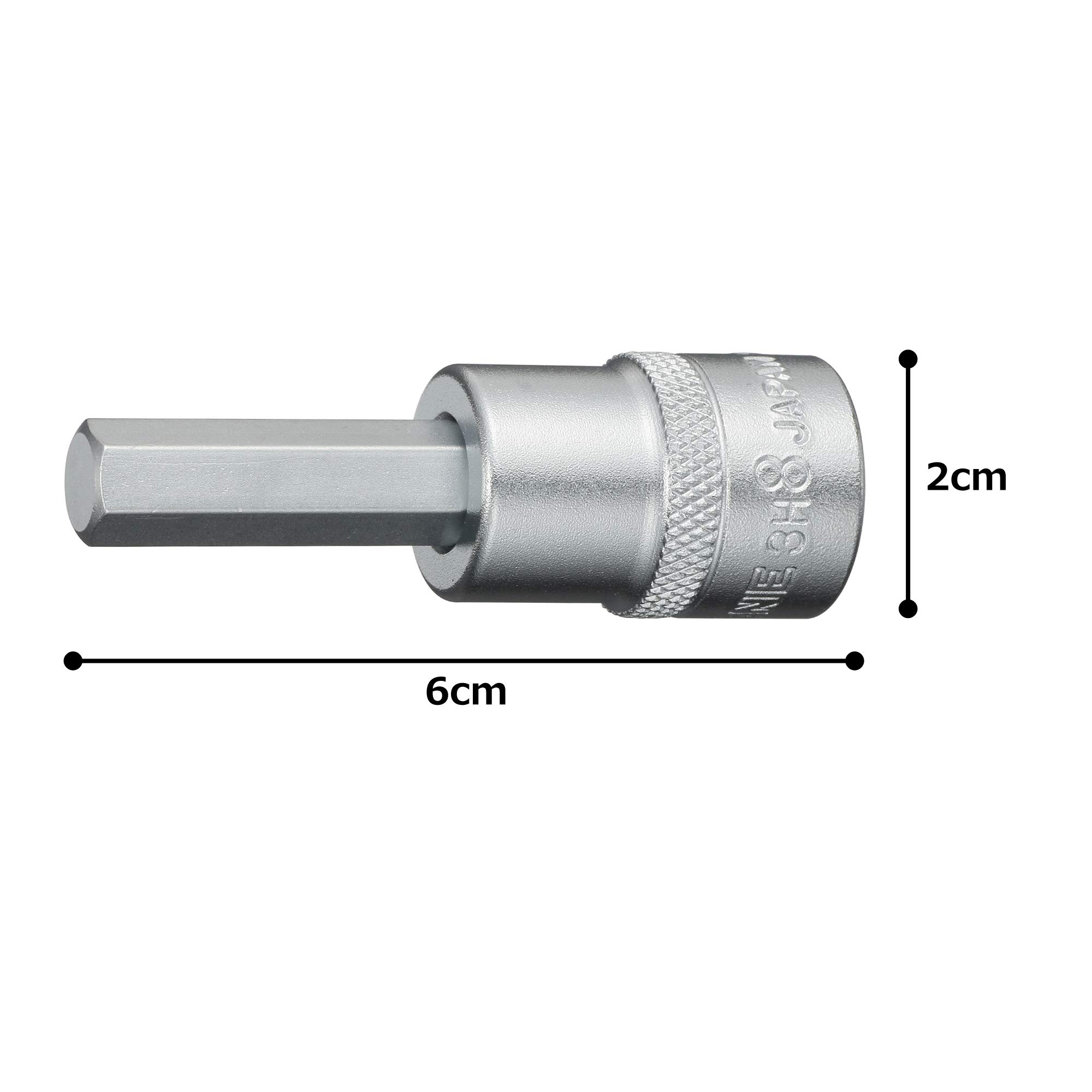 Amazon | トネ(TONE) ヘキサゴンソケット 3H-08 差込角9.5mm(3/8