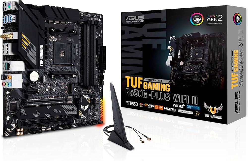 Amazon | ASUS TUF GAMING B550M-PLUS WiFi II AMD AM4 (第3世代Ryzen