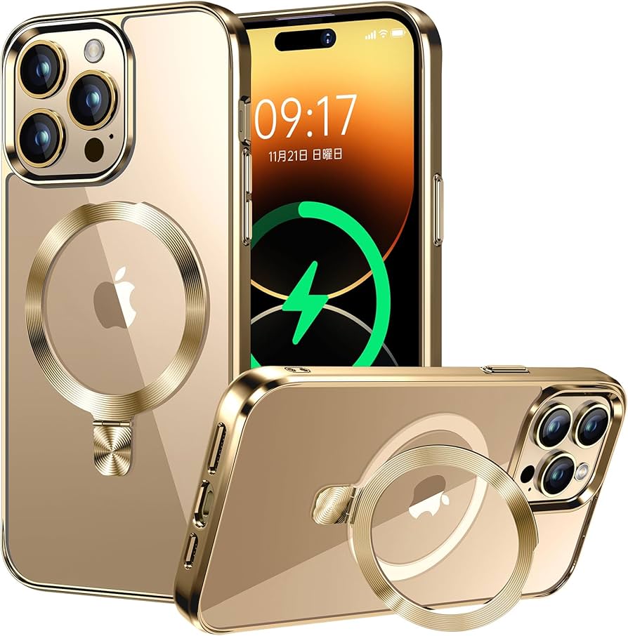 Amazon.co.jp: 【CD MagSafeリング・スタンド一体】iPhone14 Pro 用