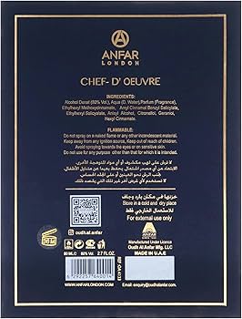 Amazon.com : Rituals Of Anfar - Chef-Doeuvre by Anfar for Women