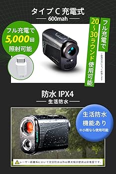 Amazon.co.jp: NINJOR GOLF ゴルフ レーザー 距離計 NJ MINI シリーズ