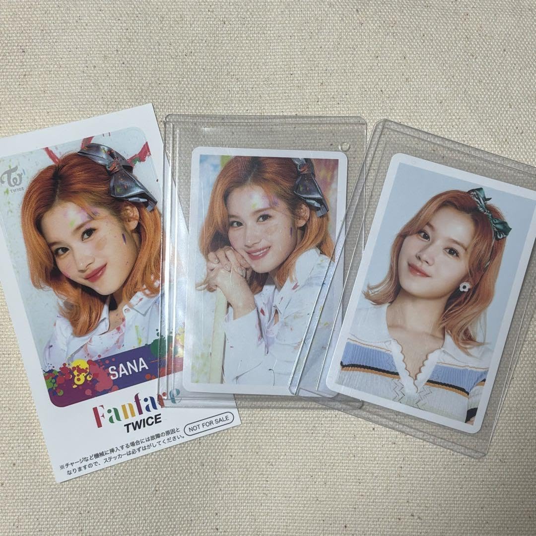 Amazon.co.jp: twice サナ ハイタッチ券 トレカ fanfare