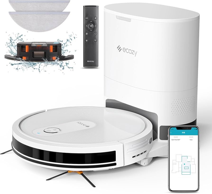 Amazon | 【自動ゴミ収集】 掃除/水拭き両用 ロボット掃除機 3000Pa 超