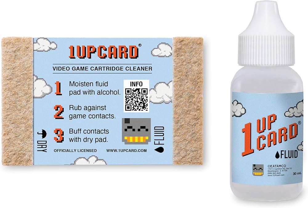 Amazon | 1UPcard Universal Retro Video Game Cartridge Cleaner Kit