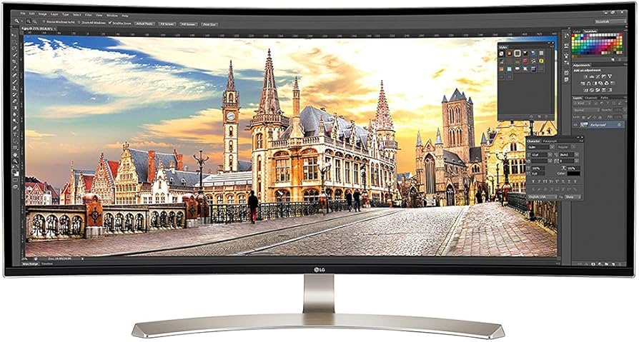 Amazon.co.jp: LG 38UC99-W 38-Inch 21:9 Curved UltraWide QHD+ IPS