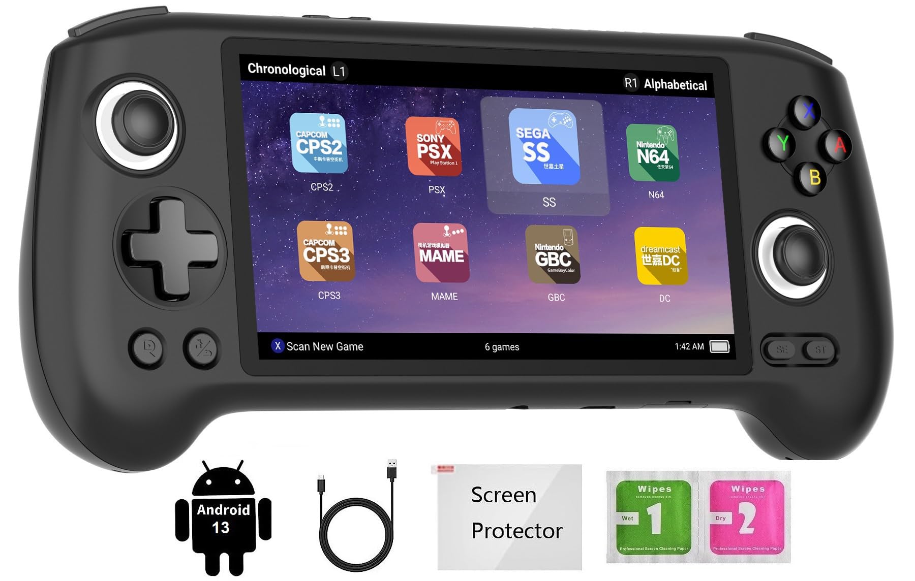 Amazon.com: RG556 Retro Handheld Game Console , Android 13 System