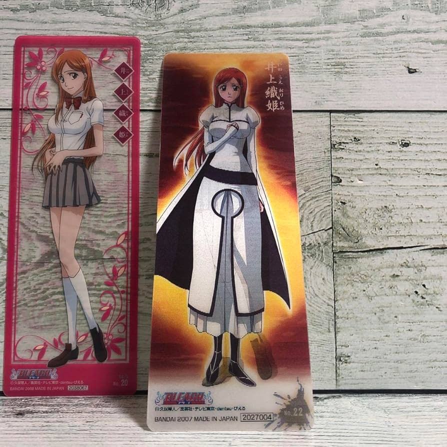 Amazon.co.jp: BLEACH 井上織姫 クリアカード しおり 3点 : おもちゃ