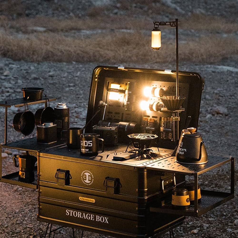 Amazon.co.jp: GETBSTOOP 屋外キャンプボックス ライトスタンド