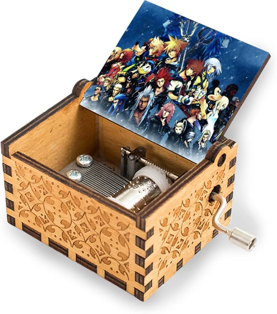 Amazon | 木製 オルゴール キングダムハーツ ミュージックボックス