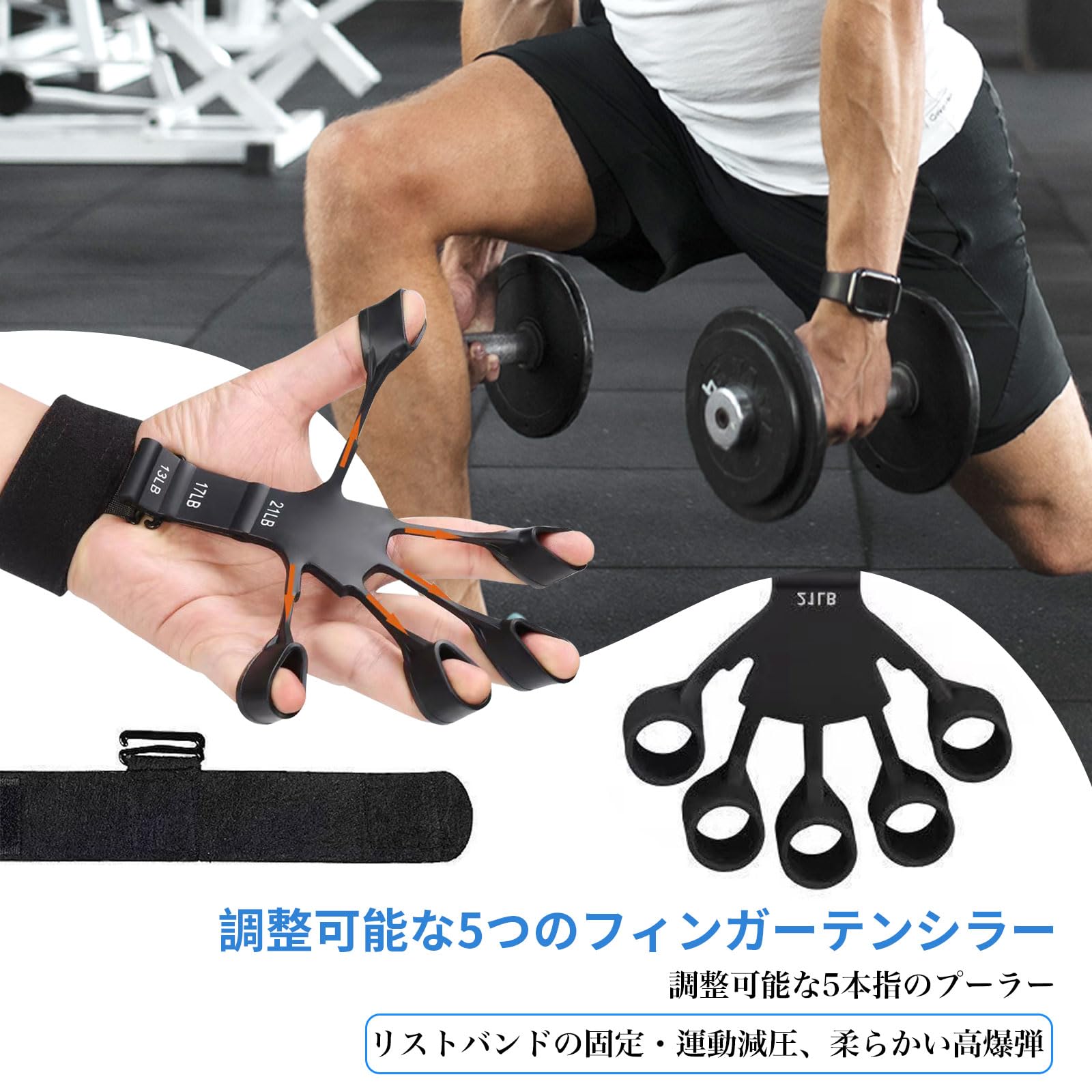 Amazon.co.jp: AUDASO フィンガーパワー パワーグリップ 握力