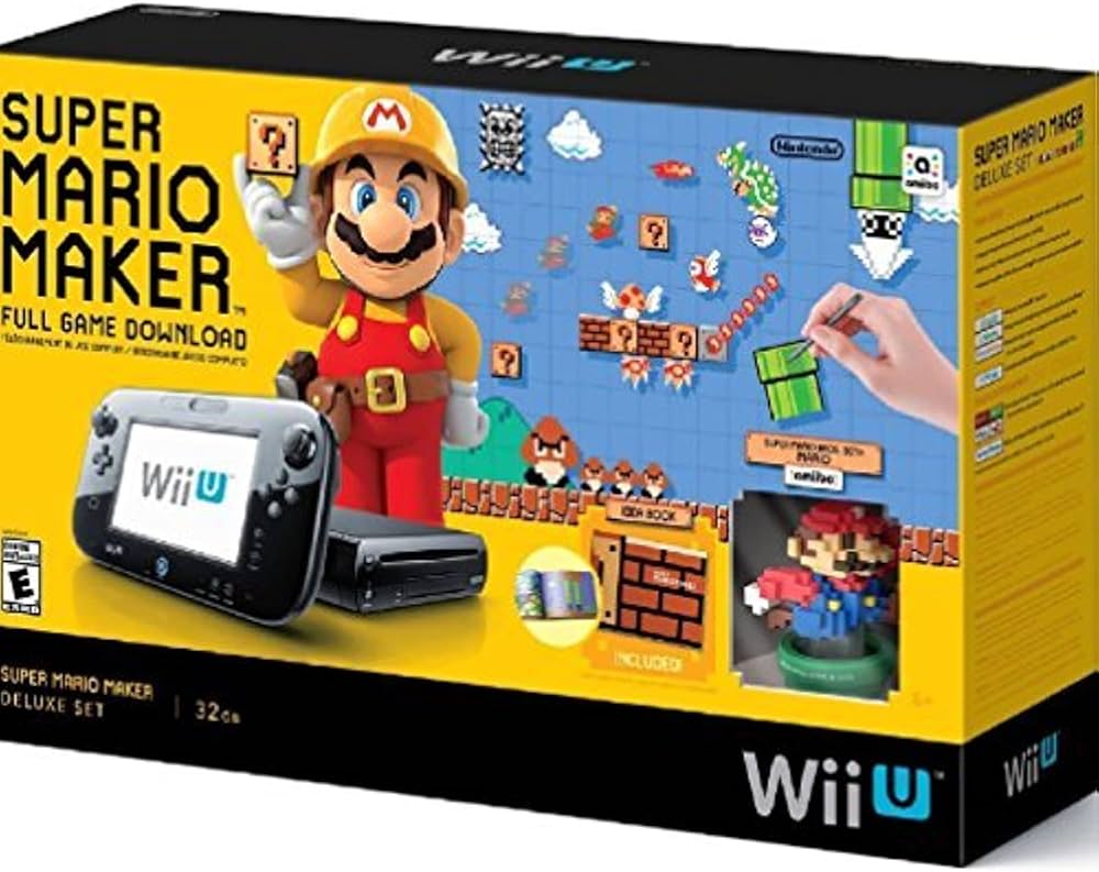 Amazon.com: Super Mario Maker Console Deluxe Set - Nintendo Wii U