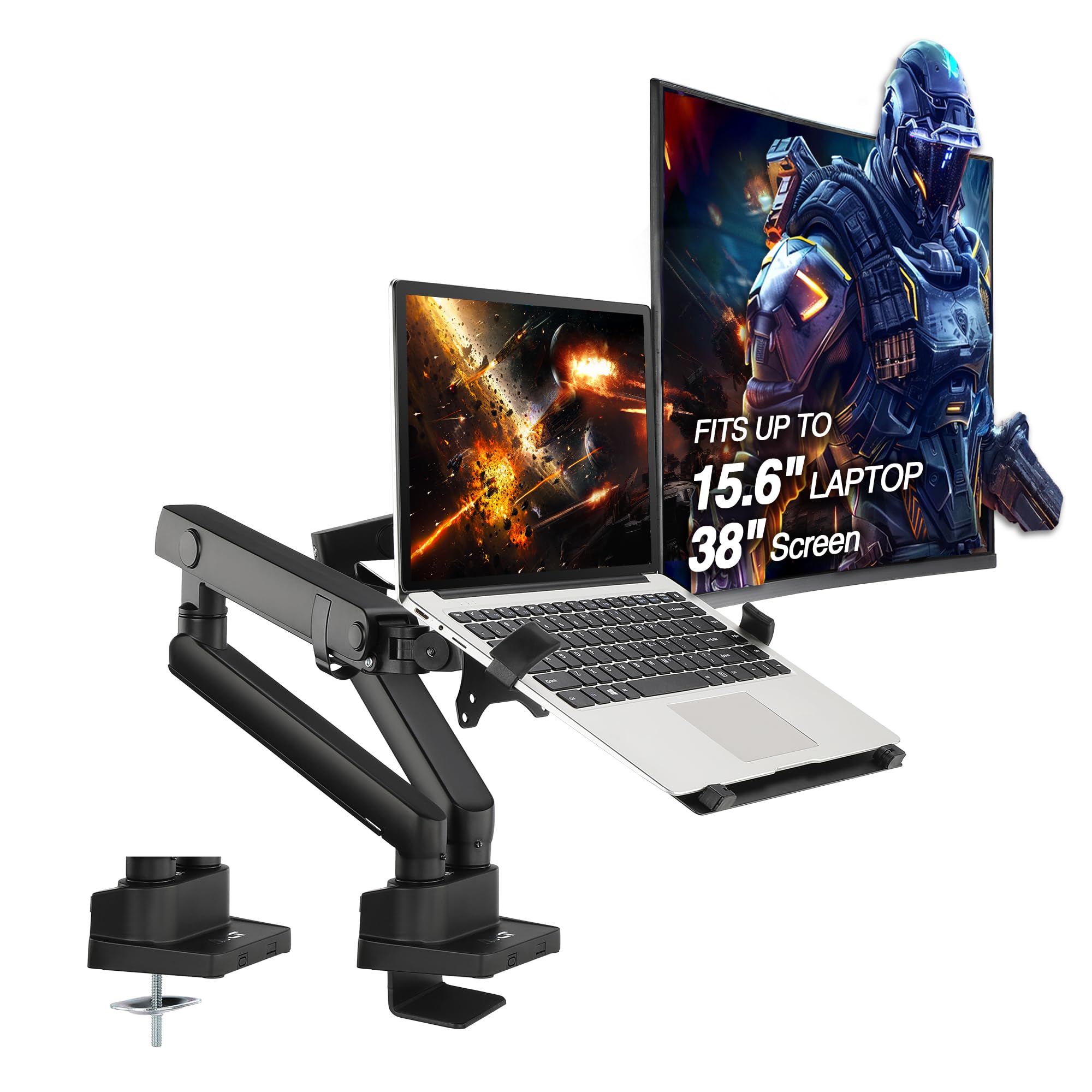 Amazon.com: AVLT Laptop and Monitor Arm, Fits 15.6