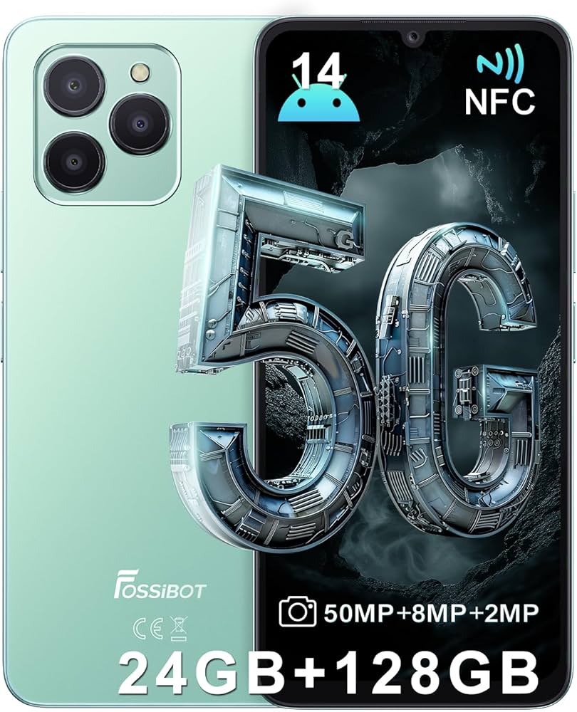 Amazon | FOSSiBOT S1 5G スマホ SIMフリー スマートフォン本体 24GB+