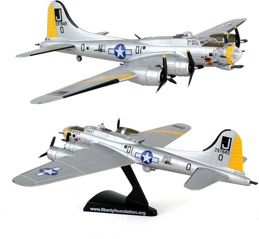 Amazon.com: Daron Boeing B-17 Flying Fortress B-17G Die-Cast Model