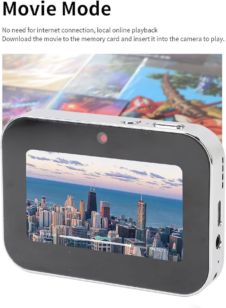 Amazon | 64MP 4K タッチスクリーンデジタルカメラ、3 種類のレンズ
