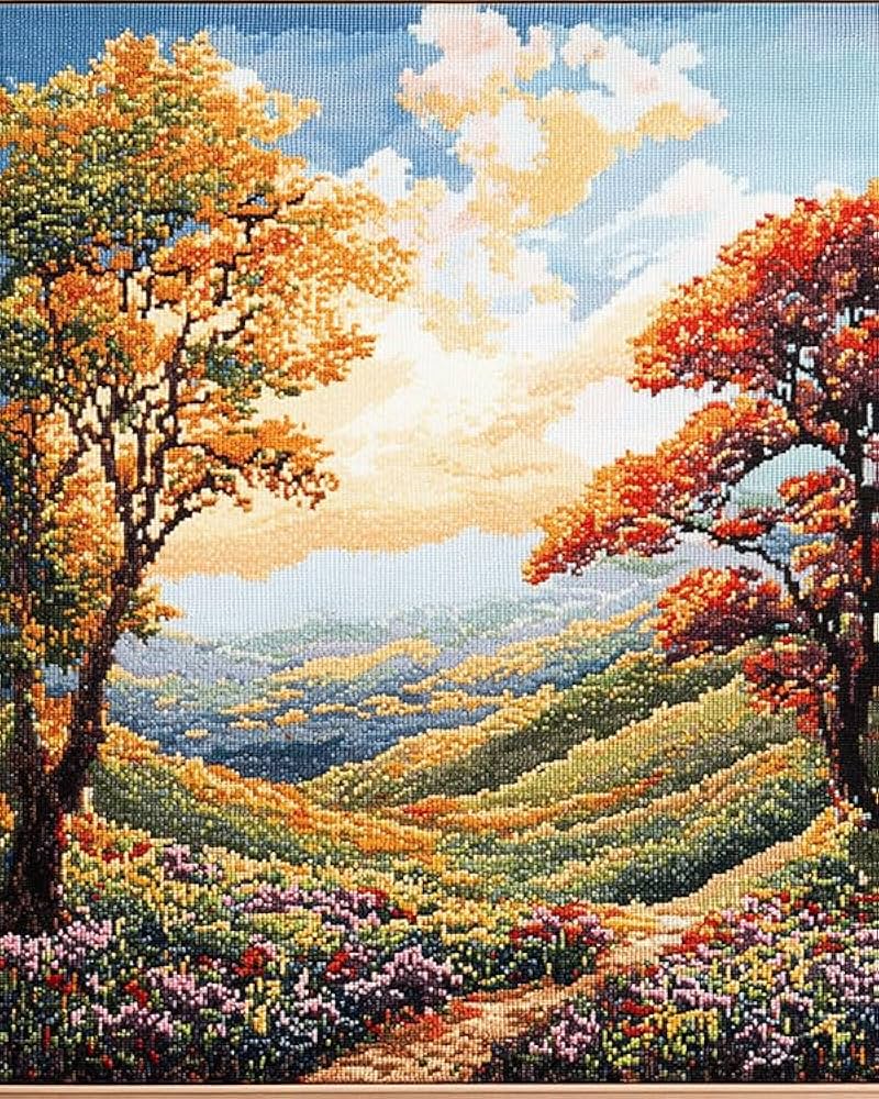 Amazon | AxiangziK クロスステッチキット 大人用 初心者向け 11