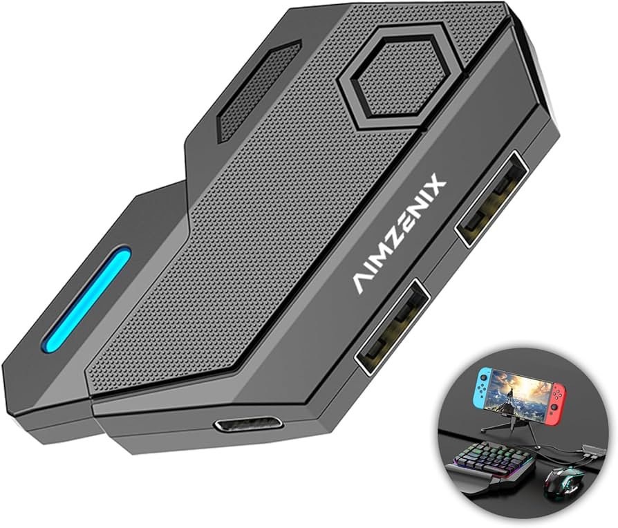 Amazon.co.jp: AIMZENIX BLADER-キーボードマウスアダプター 対応PC