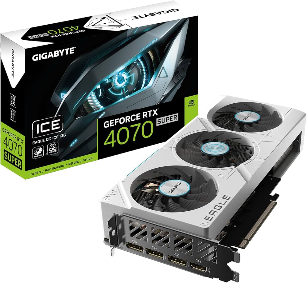 Amazon | Gigabyte GeForce RTX 4070 Super Eagle OC ICE (12GB GDDR6X