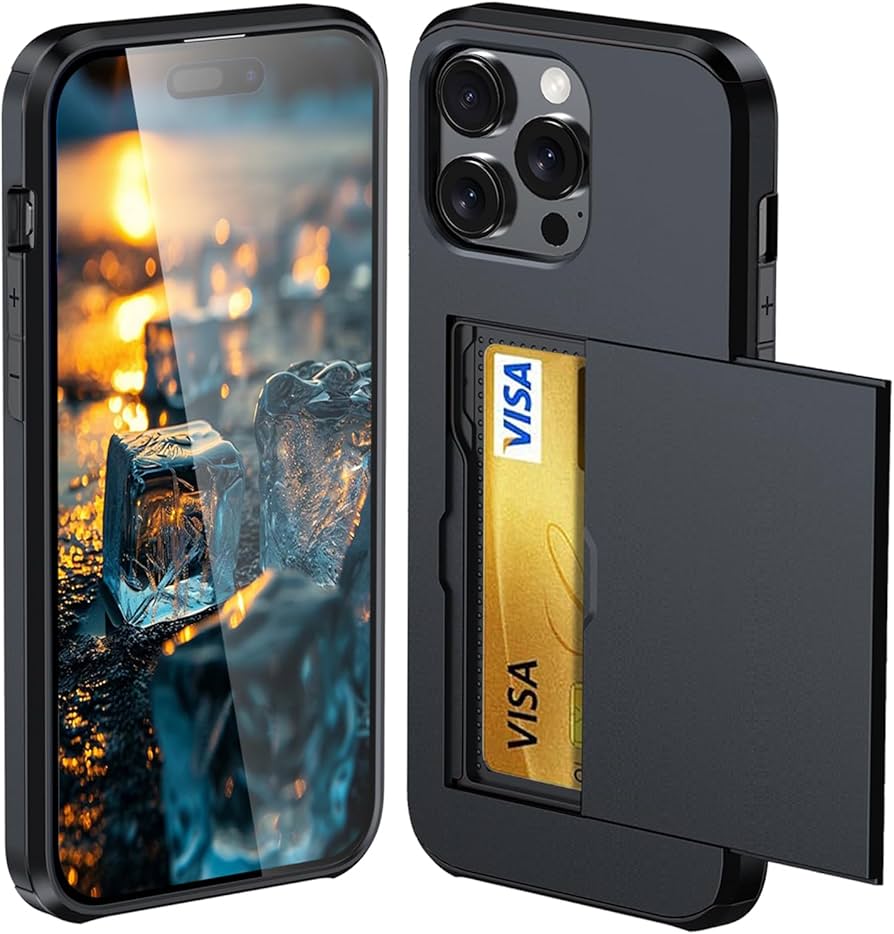 Amazon.co.jp: 対応 iPhone 16 Pro Max 用 ケース カード収納 背面 米